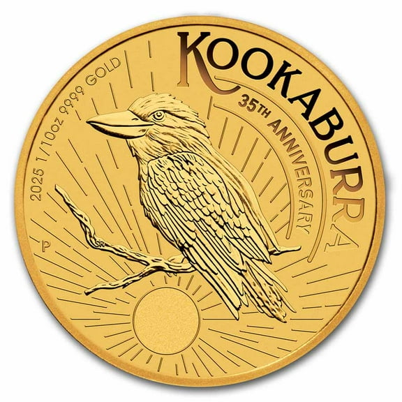 2025 Australia 1/10 oz Gold Kookaburra BU