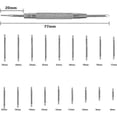 thumbnail image 2 of 360pcs Watch Spring Bars, Watch Strap Pins, 1.5mm Axle Watch Strap, (8mm-25mm, Silver), 2 of 4