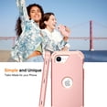 thumbnail image 6 of for iPhone 16e Case, Heavy Duty Military Grade Drop Protection Hybrid Cover, Rugged Shockproof Dustproof Triple-Layers Tough Phone Case Cover for iPhone 16e, Rosegold, 6 of 7