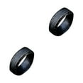 thumbnail image 4 of Maytalsory Unique Vintage Steel Ring Suitable For All Genders Metal Ring For Men Gifts For Friends Vintage Rings Antique black 10 2Set, 4 of 6