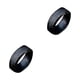 thumbnail image 2 of Minnieouse Anillo de acero vintage unisex Anillo de estilo artesanal y atemporal para hombres Anillos vintage Negro antiguo 9 negro antiguo nueve 2Conjunto, 2 of 6
