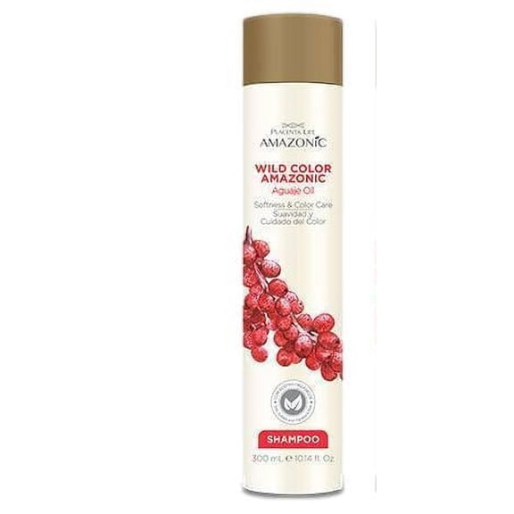Placenta Life Amazonic Wild Color Softness and Color Care Shampoo. Antioxidant. Repairing. Salt, Sulfates & Parabens FREE. 300 ml/10.14 fl.oz