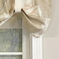 thumbnail image 2 of RLF Home Calla Suspender Valance Driftwood. 3" Rod Pocket, Ribbon Ties. 50"W x 16"L, 2 of 2