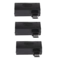 thumbnail image 1 of Tachiuwa 3 Pieces 90 Degree Right Angle Micro USB 2.0 OTG Host Adapter With USB Power, 1 of 8