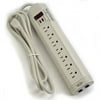 Belkin SurgeMaster - Surge protector - AC 110 V - output connectors: 7 - United States - white
