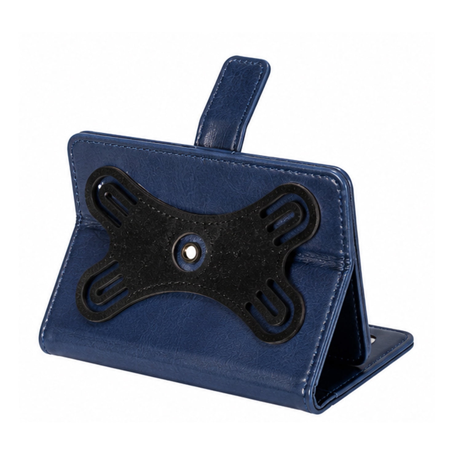 UWC-Small (4.5"-4.8") Universal Flip Phone Case with Swivel Rotation Function - Navy Blue