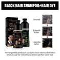 thumbnail image 2 of 26-27 Fast Hair Dye Black Shampoo Hair Color Dye Shampoo for Cover Gray White Hair, 2 of 5