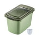 thumbnail image 2 of Contenedor de harina con taza medidora, cubo hermético para granos de arroz, cereales, arroz, almacenamiento de alimentos Verde, 2 of 9