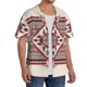 thumbnail image 2 of Fotbe Fashion Tatreez Camisa Estampada de Manga Corta para Hombre, Casual de Verano, Estilo Playero, Sin Arrugas-X-Large, 2 of 5