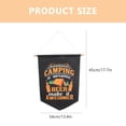 thumbnail image 2 of MasteelfCA Portable Triangle Hanging Banner Decorative Banner Camping Banner Camping Hanging Flag, 2 of 8