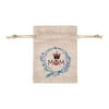Yaoping Mother's Day Themed Linen Jewelry Bag Store Small Objects As Sachets Mother's Day Gift