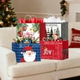 thumbnail image 7 of 9 Pack Extra Large Christmas Paper Bags with Handles, Kraft Christmas Gift Bags, Holiday Gift Bags for Wrapping Jumbo Xmas Presents 16.9 x 7.1 x 12.6 inches, 7 of 7