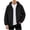 A Black, variant on Mens Jackets Dqueduo Men's Solid Color Hooded Windproof Jacket Daily Commuting Casual Jacket, Sizes S-4XL Black XL