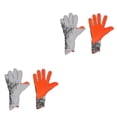 thumbnail image 2 of Soidarity Fútbol niños niños adultos tamaño 6/7/8/9/10, guantes de halcón para niños adultos protección antideslizante profesional blanco blanco Adulto 10 2Conjunto, 2 of 6