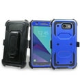 thumbnail image 2 of for Samsung Galaxy J7 V J7 PERX case Phone Case 360° Cover Screen Protector Clip Kick Stand Holster Hiking Shock Bumper Blue, 2 of 2