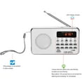 thumbnail image 7 of Dodocool L 938 Mini Digital Portable 3W Stereo Speaker MP3 Audio Player High Fidelity Sound Quality w/ 1.5 Inch Display Screen Support USB Drive TF SD MMC Card AUX IN Earphone out, 7 of 7