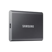 Samsung T7 Portable SSD 2TB Titan Gray, Up-to 1,050MB/s, USB 3.2 Gen2 (MU-PC2T0T/AM)