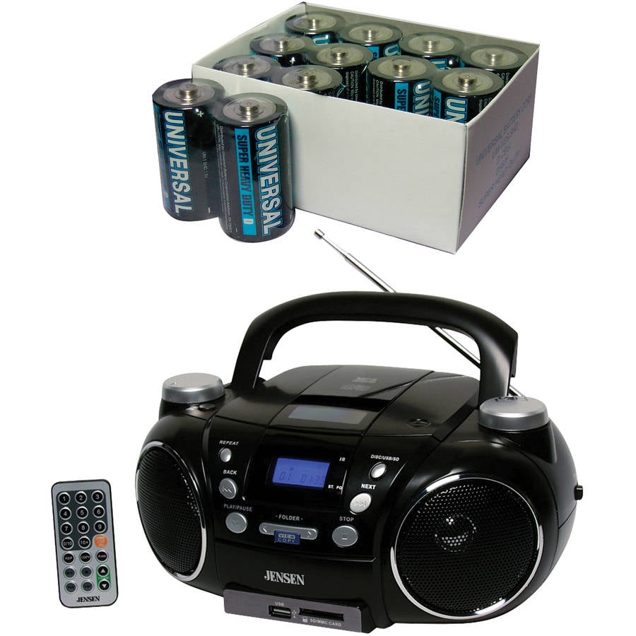 Jensen CD750 AM/FM Stereo/CD Player with MP3 Encoder/Player, Includes