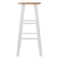 thumbnail image 4 of Winsome Wood Element 2-Pc Bar Stool Set, 29", Natural & White Finish, 4 of 7