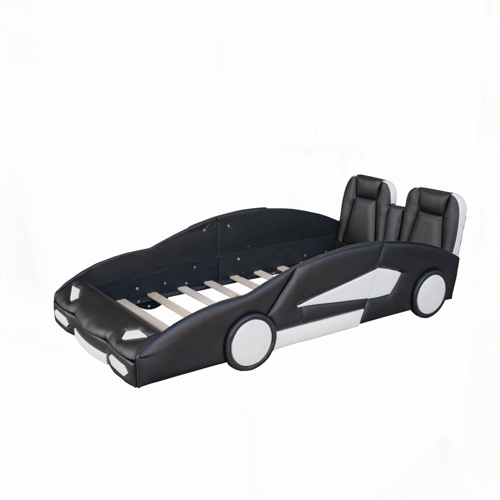Twin Size | Car-Shaped Bed on Wheels - Safe & Robust