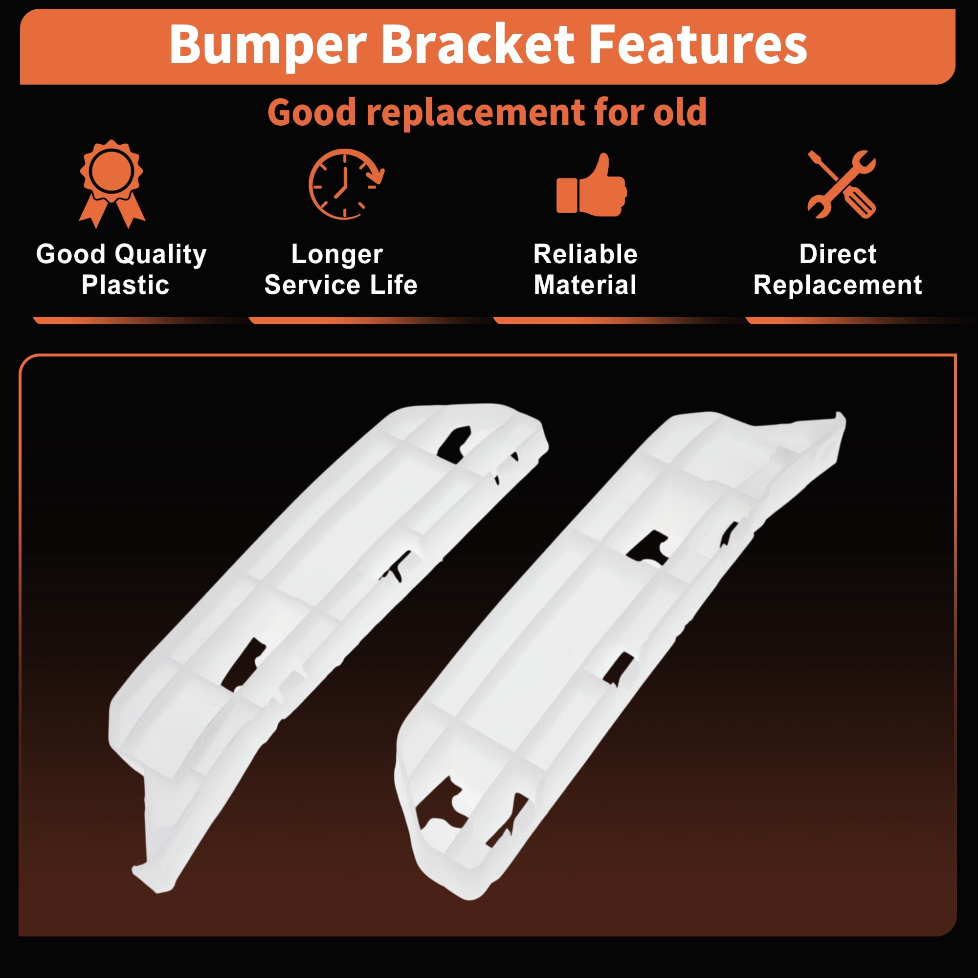 Unique Bargains Bumper Bracket for Honda Odyssey 2005-2010 71198SHJA00/71193SHJA00