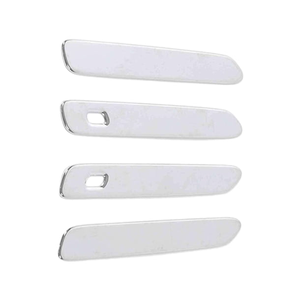 Moldura lateral para carrocería, moldura lateral delantera para accesorios de sello Byd, decorativa, 1 par Plata