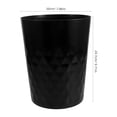 thumbnail image 2 of Nestingho 3Ud Bote Basura Negro Para Oficina Y Hogar De Plástico Resistente Con Moderno, 2 of 8