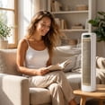 thumbnail image 1 of IROINID Home Decor Clearance,News Model Electrics Fan - Sounds-powered Fan - Floor-standing Fan - Tower Fan - Home Use - Dormitory Use - Bladeless Uprights Circulation - Quiet Wind, 1 of 6