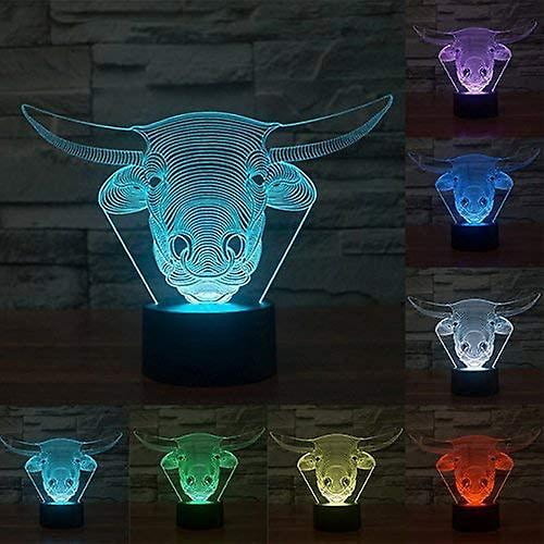 Jinnwell 3D Jesús Dios Luz Nocturna Lámpara Ilusión Luz Nocturna 7 Cambio De Color Interruptor Táctil Mesa Escritorio Decoración Lámparas Regalo Acrílico Plano ABS Base Cable USB Juguete