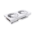 thumbnail image 2 of XFX Swift AMD Radeon RX 9060 XT OC White Gaming Edition with 8GB GDDR6 HDMI 2xDP, AMD RDNA 4 RX 9060XT 8GB, 2 of 5