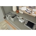 thumbnail image 4 of Pemberly Row Contemporary Wood Workstation with LED Light in Gray, 4 of 8