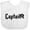 AA-White, variant on Inktastic Captain with pirate hat Boys or Girls Baby Bib