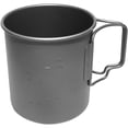 thumbnail image 2 of TOAKS Ultralight Portable Titanium Camping Mug with Folding Handles - 450ml, 2 of 3