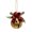 B, variant on Uanit Christmas Bells Outdoor Decor with Decorative Plaid Bow, Metal Bell Ornaments for Holiday Winter Porch, Garden, Yard and Fireplace Display with Weather Resistant Construction