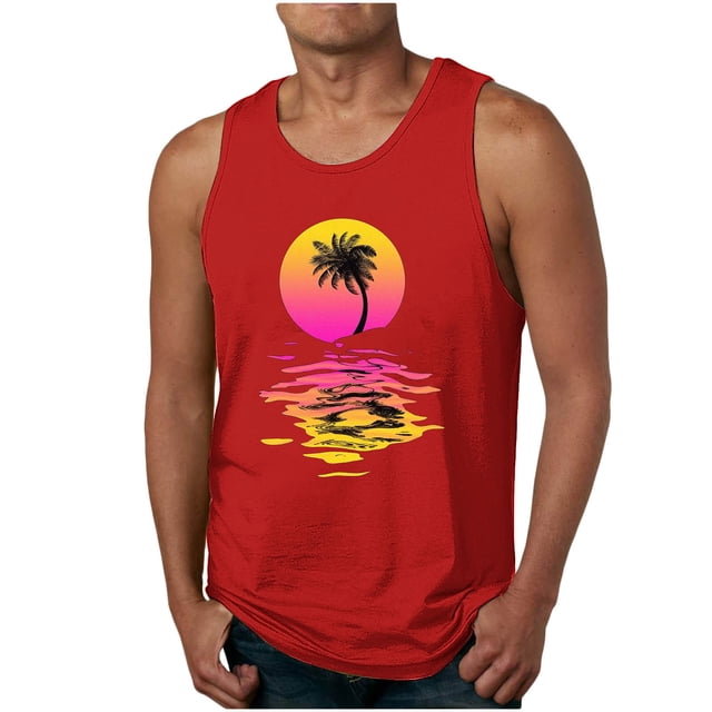 Camiseta para Hombres Nueva Camiseta Floral de Verano de los Hombres de Cuello Redondo Deportivo