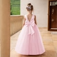 thumbnail image 4 of Robe de Fête de Noël pour Filles Sans Manches à Col Rond en Maille Robe Décontractée pour Filles 1 Pce, 4 of 6