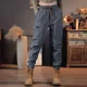 thumbnail image 2 of Pantalones de calle para hombre, pantalones cargo holgados e informales para hombre, pantalones de diseñador, baratos, nuevos, de algodón emo, holgados, de corte regular, estilo coreano, largos, 2 of 4