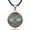 Bright Blue, variant on Harmony Ball Necklace Pregnancy Gift for Women Mom to be, Vinage Angel Chime Caller Mexico Bola Music Prayer Wishing Bell Gift for Wife, Daughter, Daugher-in-law, 30" & 45" Black Cord