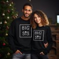 thumbnail image 2 of EcoLoom Big Sister Modern Stylish Girly Sisters Midweight Crewneck Sweatshirt Navy-2XL, 2 of 4