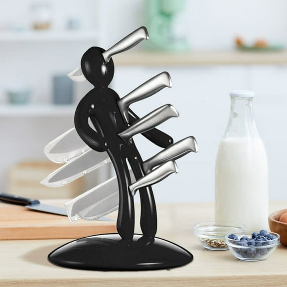 Kitchen Rack Stainless Steel Kitchen Knife Holder Novel Shapes Holder for Efficient Storage Kitchen Organization In The Home