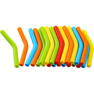 YiFudd Anti-Wrinkle Straws, 2 Pack Plastic Anti-Wrinkle Straws Travel Mug  Compatible, Anti-Wrinkle Straws Curved Straws, Reusable Wrinkle-Free Straws  Lip Wrinkle Straw Flexible Straws For Home,Parties 