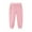 Pink, variant on Sentmoon Casual Pants for Kids Loose Fit Wide Leg High Waist Drawstring with Pockets Casual Joggers with Ribbed Solid Color for Weekend Adventures Outdoor or Relaxing at Home Army Green 3 Years
