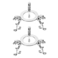 thumbnail image 4 of LOVEVER 2Pcs Alloy Crystal Ball Base Crystal Ball Display Base Crystal Sphere Holder, 4 of 7