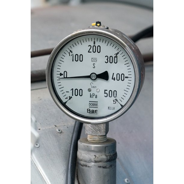 Canvas Print Pressure Gauge Commercial Meter Engineering Stretched