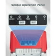 thumbnail image 7 of LHRIVER Countertop Ice Maker 26lbs, 9Pcs/8Mins, 2 Sizes of Bullet-Shaped with Scoop & Handle, Red, 7 of 7