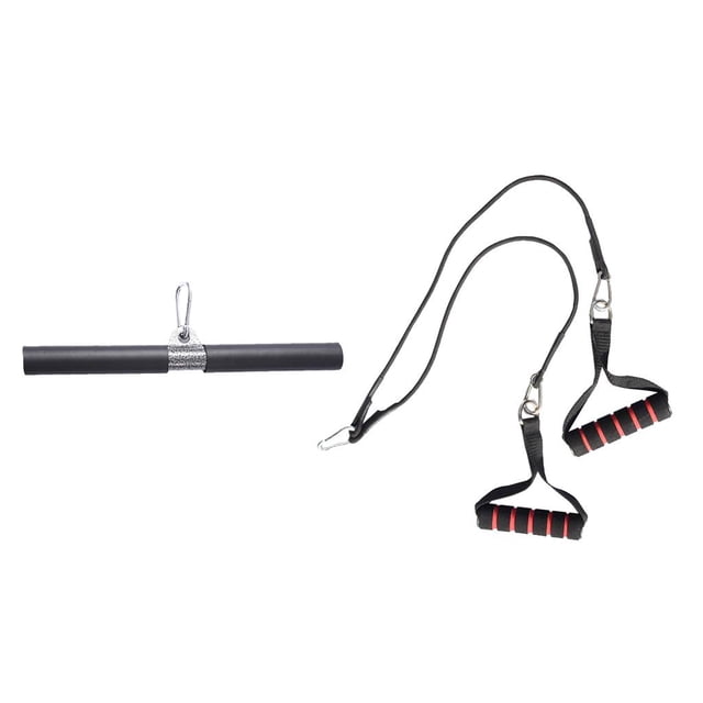2pcs Cable De Entrenamiento De Tríceps Y Bíceps Gimnasio en hogar Correa De Expansión De Pecho Con Asa Sharpla Sistema de máquina de cable de polea