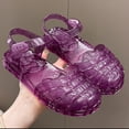 UIX Kids Girl Jelly Sandals Girls Closed Toe Princess Summer Dress