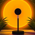 thumbnail image 1 of Sunset Lamp Projection, Multiple Colors Sunlight Lamp Projector, LED Lights Floor Lamp, Rainbow Night Light for Christmas Decorations, 360 Degree Rotation, Photography/Party/Home/Bedroom, Sun Lamp, 1 of 7