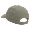 thumbnail image 3 of Artistic Style Hola Embroidered Low Profile Dyed Cotton Twill Cap - Putty OSFM, 3 of 5
