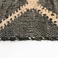 thumbnail image 3 of KLAVATE Modern Flatweave Diamond Pattern Jute Rug Ideal for Living Room, 3 of 5